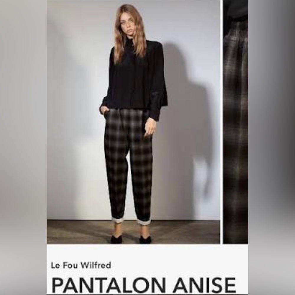Wilfred le fou Anise Plaid Pants